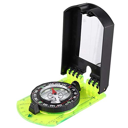 POCREATION Bússola para viagem ao ar livre, bússola de viagem em escala precisa, para viagens ao ar