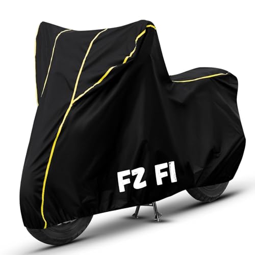 Image of Bike Cover for FZ FI 100% Waterproof, Dustproof & Scratch Resistant| Fully Bottom Elastic UV Resistant Heavy Duty Body Cover | All Weather Outdoor Use