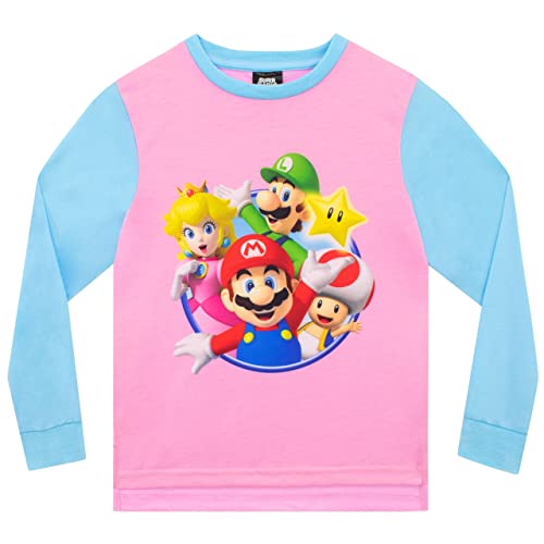 Super Mario Girls Gaming Pajamas Nightwear for Kids 8 Multicolor2