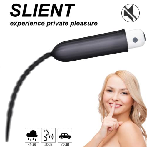 Haste Uretral Longo com 10 Modos de Vibração Recarregável