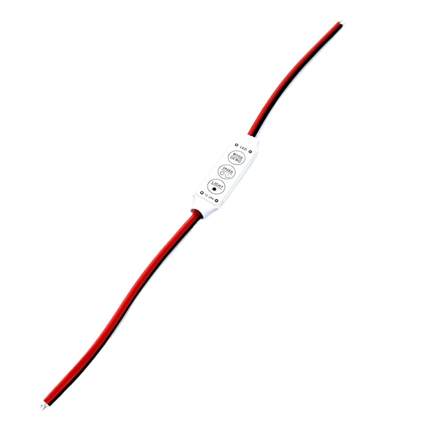 12V Mini 3-Button Single Color LED Controller Brightness Dimmer for LED 3528 5050 Light Strip