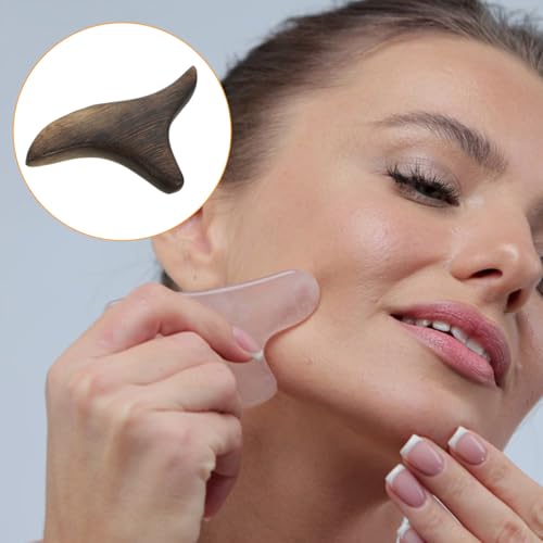 Foto von Artibetter DreizackföRmiges Massagebrett Aus Verawood Naturholz MassagegeräT FüR Spa Akupunktur Triggerpunkt DrüCker Holz Therapie Massage Tool 14Cm