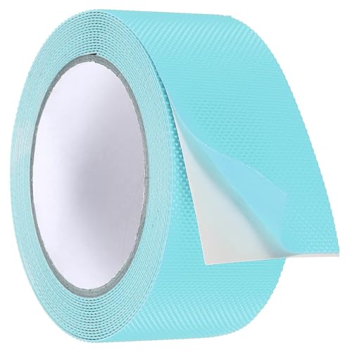 Ruban antidérapant bleu clair en caoutchouc étanche pour outils de bricolage 5cm