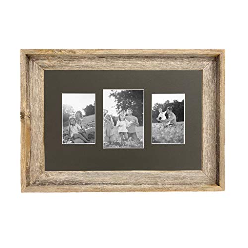 BARNWOODUSA-Farmhouse-Style-Rustic-11×17-Collage-Picture-Frame-3-Opening-Display-Fits-1-8×1-2-5×7-Photographs-Upcycled-Wood-Cinder-Mat BARNWOODUSA Farmhouse Style Rustic 11×17 Collage Picture Frame 3 Opening Display Fits 1 8×1 2 5×7 Photographs Upcycled Wood Cinder Mat