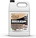 #1 Deck Premium Wood Fence Stain and Sealer - Semi-Transparent Fence Sealer (1 Gallon, Gray)