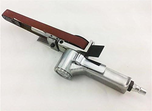 Miniatura 3 de CGOLDENWALL Lijadora de banda neumática de grado industrial Máquina de arena Máquina neumática de banda amoladora angular Máquina pulidora