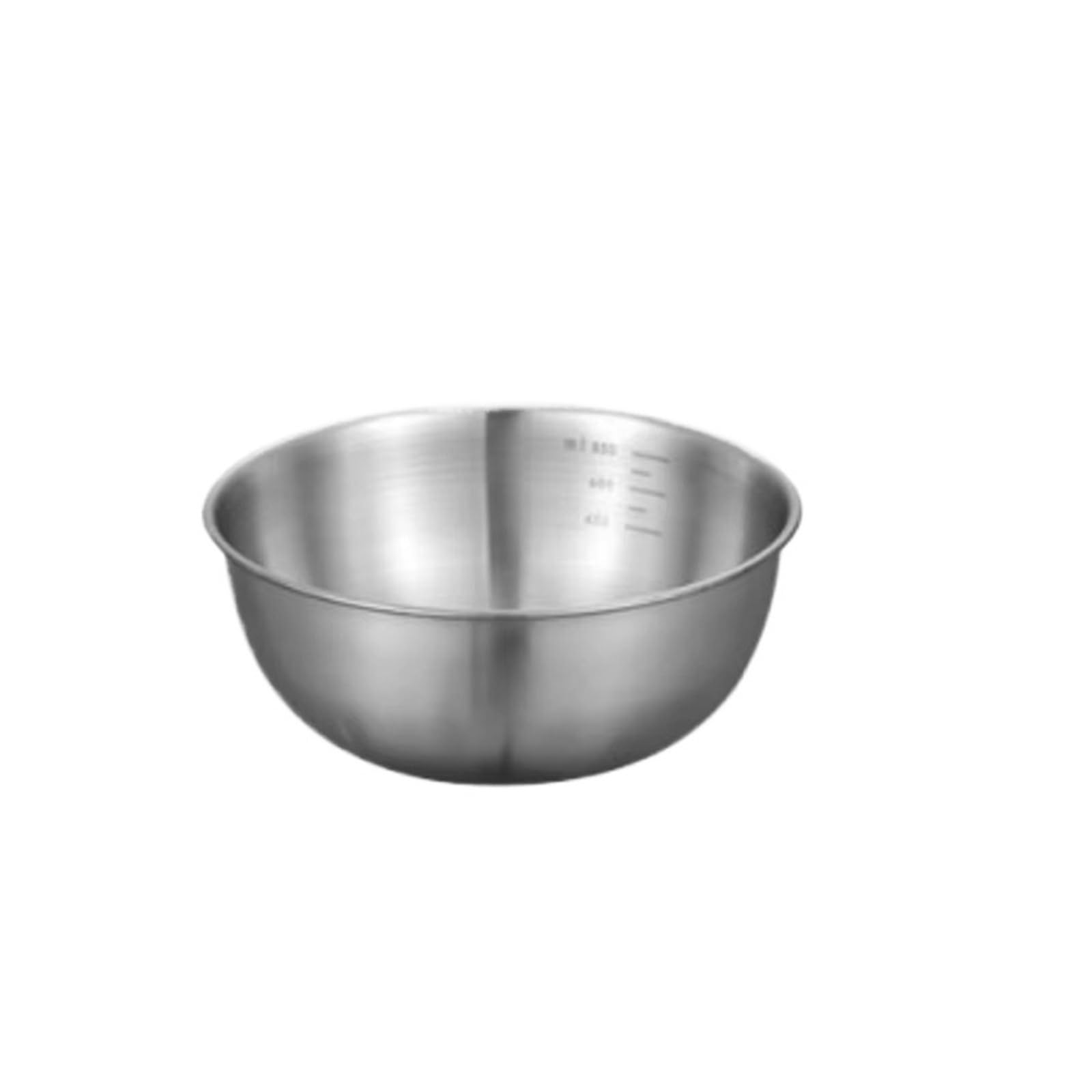 Tazón Para Mezclar Juego de tazones for mezclar acero inoxidable | 1-3 piezas con báscula de gran capacidad for cocinar, hornear y almacenar alimentos(S 1PC)