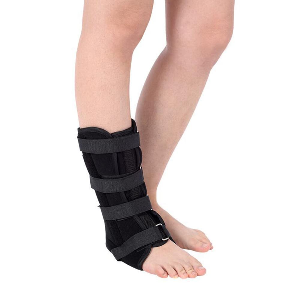 Ankle Brace Support Protector Ankle Joint Fixation Band Ankle Fracture Fixation Band for Men and Women (M, Black)