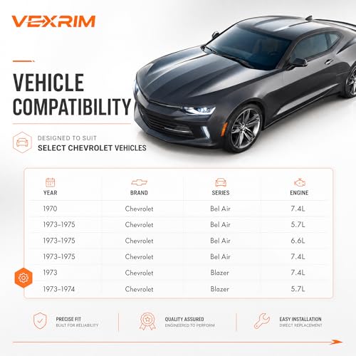 NEW 1 Wire Self Exciting Alternator 63 Amp for GM Chevy 350 SBC BBC 10SI by VEXRIM - Used condition - Image 3
