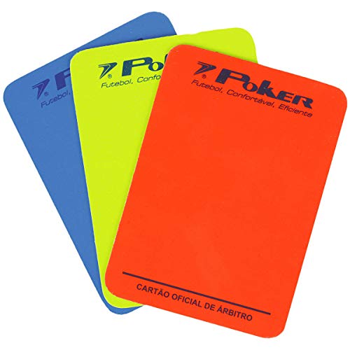 Cartão Poker Oficial para Arbitro Futsal