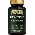 SAGEWELL Prostate Supplement for Men | Beta-Sitosterol Complex | Advanced Prostate Support for Men 40+ | Pumpkin Seed, Nettle, Lycopene, Zinc & Selenium | 60 Capsules | UK Made | Prostonic