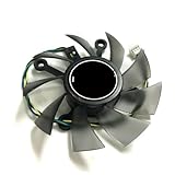 WANGYOZ Ventilateur de Refroidissement vidéo GPU VGA, pour ASUS GTX 1050ti/750/750ti EAH5830/8600/9800 GTS 450/460 HD7850, Carte Graphique