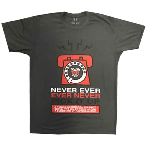 Amazon.com: Radiohead Men's Never Pick It Up (100% Organic Cotton