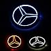 5D LED Car Tail Logo Light Badge Lamp Emblem For for Mercedes GLK-Class,S-Class Maybach,A/C/CLA/GLA/G/M/S/SL-Class AMG,etc All Models for Mercedes-Benz all of cars (red)