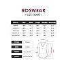 roswear-Womens-Casual-V-Neck-Cuffed-Sleeves-Solid-Chiffon-Blouse-Top roswear Women's Chiffon V-Neck Business Casual Blouse Work Tops with Cuffed Sleeves Grey X-Large