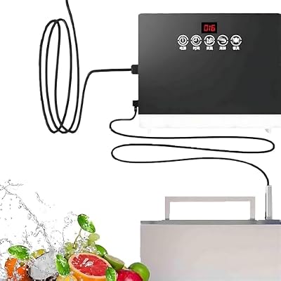 Electric Dishwasher, 380W Dishwasher in the Sink with Touch Control, Installation-Free + Easy Operation,Automatic Cleaning for Tableware/Vegetables,Home Kitchen/Small Restaurant