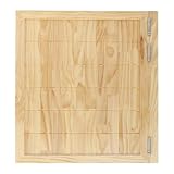 ZBXGJKSY Single Dutch Door, 31.5 x 35.43 Inchwood Swinging Door 180° Opening...
