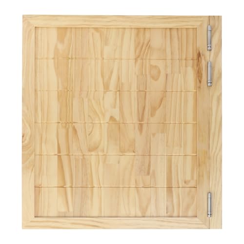 ZBXGJKSY Single Dutch Door, 31.5 x 35.43 Inchwood Swinging Door 180° Opening and Closing Modern Single-Door Leaf Partition Door Supports 2-Way Opening for Clubs, Balconies, Terraces, Cafes