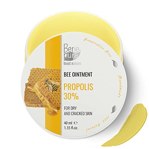 BenePura Propolis Salbe, Natürliche 30% Propolis Salbe für Juckende, Trockene und Rissige Haut, 40 ml (1er Pack) – Bild 3