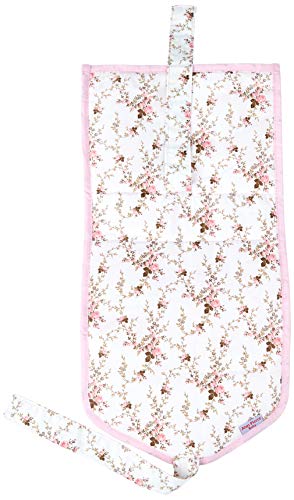 PORTA FRALDAS - FLOR ROSA FUNDO BRANCO - MULTIMARCAS SEM BORDADO, Alan Pierre Baby, FLOR ROSA FUNDO