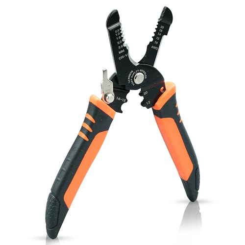 Forbici Elettricista e Spellacavi Elettrici Professionali 5 in 1 –