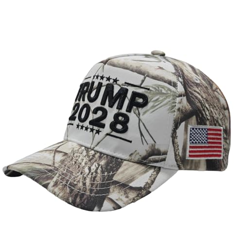 45 47 Trump 2028 Hat Women & Men Embroidered Patriotic Hats Adjustable Golf Baseball Cap