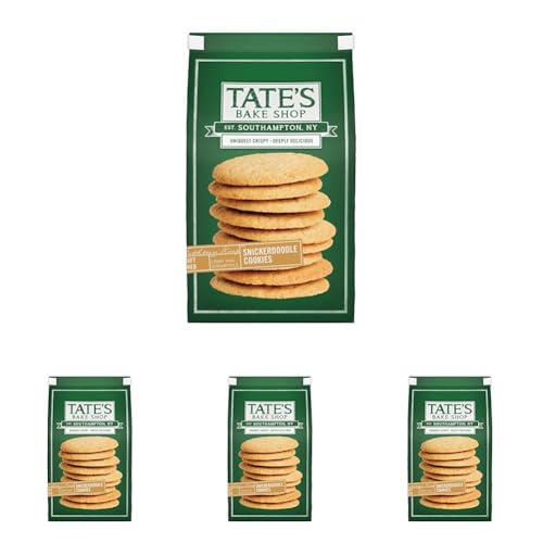 Tate's Bake Shop Snickerdoodle Cookies, 7 oz (Pack of 4)