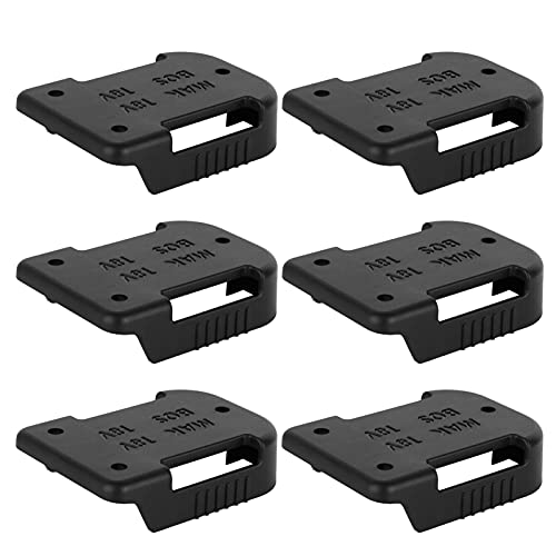 Itonash Conector de Montaje de Alimentación de la Batería, Nylon 66 Material con Alta Resistencia a la Temperatura, de Correa de Montaje en la Pared para 18 V Batería BAT622 BAT609