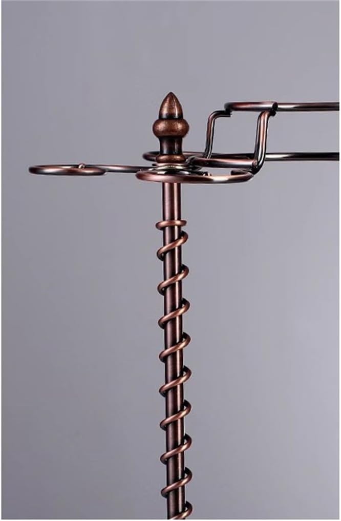 Hanging Inverted High Legged Glasses on The Wine Glass Rack 6 Pieces for Home Red Decoration