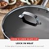 GreenPan x Bobby Flay 4.5QT Nonstick Saute Pan with Glass Lid, PFAS-Free Diamond Ceramic, Induction Suitable, Stay-Cool Silicone Handle, Easy Clean Dishwasher & Oven Safe, Black #5