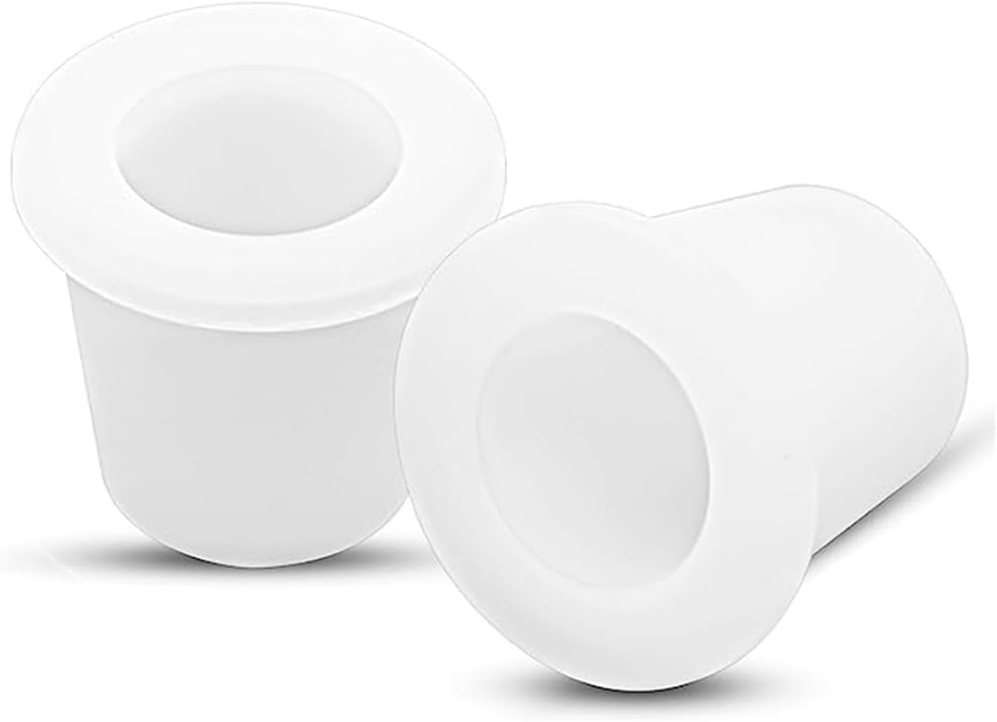 2Pcs Patio Table Umbrella Hole Ring Plug,Silicone Pool Umbrella Sleeve Stabilizer Cone Wedge