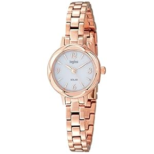 Seiko AHJD429 Women’s Angele Flower Solar Wrist Watch, Pink Gold