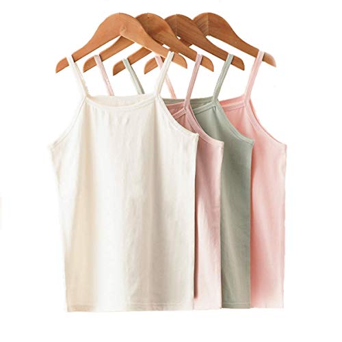 The Essential Cami Young Girls Toddler 4 Pack Premium Camisole Top Undershirt Super Soft Breathable Cami (2T)