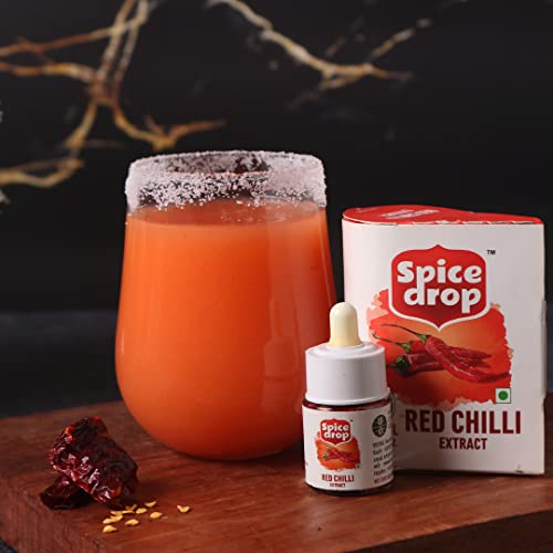 Image of Spice Drop Red Chillies(Lal Mirch) Natural Extract | 100% Natural | For Curries, Gravies & Gourmet Dishes | 0.17oz (180 drops) | Natural Herb Extract | Authentic Flavor And Color | Vegan | Keto & Paleo Friendly | Non-GMO | Squeeze, Drop And Stir