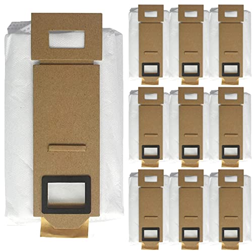 KGC Lot de 10 sacs d'aspirateur compatible avec Roborock S7+ S7 T7S T7plus T7S plus Cover