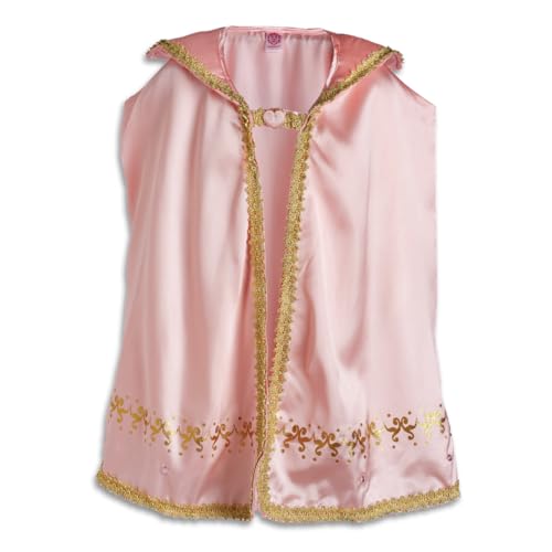 Liontouch - Queen Rosa Cape For Girls | Age 3-8 Years - One Size Fits All | Pink Royal Cloak | Pretend Play Accessory For Dress Up, Royal Costumes & Fancy Dresses For Kids
