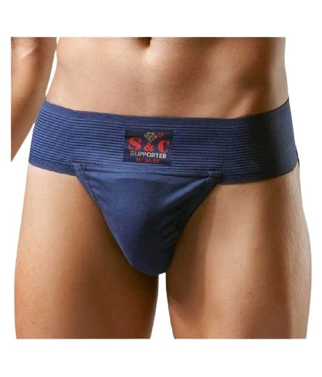 S4C Athletic Cotton Gym Supporter Navy & Black Color Size-M (Pack of 2) (B0C6242HPK) Amazon Price History, Amazon Price Tracker