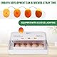 BREUAILY Brutautomat Vollautomatisch 15 Eier 3 In 1 Brutkasten Hühner Inkubator Wachteln mit LED Beleuchtung Automatischem Eierdrehen Automatischer Wasserzugabe Adjustable Egg Tray
