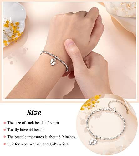 D Dongjiangjin Gift Mum to Be Gifts, Mummy to Be Gifts, Mum to Be Bracelet, Valentines First Time New Mum Gifts Mummy to Be Bracelet Pregnancy Gifts for Mum Expecting