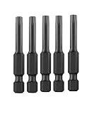 T25 Torx 2" Impact Rated Power Bit - 5 pack - HCH Through Hardened