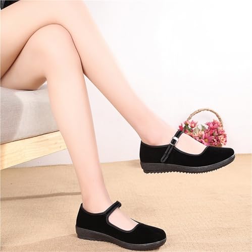 Ladies Flat Heel Shoes Slip On Flats Versatile Chic Ballet Flats3