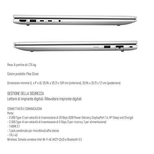 HP NB ELITEBOOK 830 G11 WOLF SEC ULTRA 7-155U 16GB 1TB 13.3 SC READER WIN 11 PRO 2YW