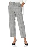 Club Monaco Women's Tailored Jogger, Grey Plaid, 4