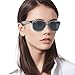 Ray-Ban Womens Rb2132 New Wayfarer Polarized Sunglasses, Transparent Grey/Dark Blue Polarized, 52 Mm US