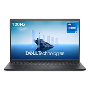 Dell 15 Laptop DC15250 15.6″ FHD (1920 x 1080) 120Hz, Intel Core i7-1355U, Intel UHD Graphics, 16GB DDR4 RAM, 512GB SSD, Windows 11 Home, QWERTZ Backlit Keyboard – Black