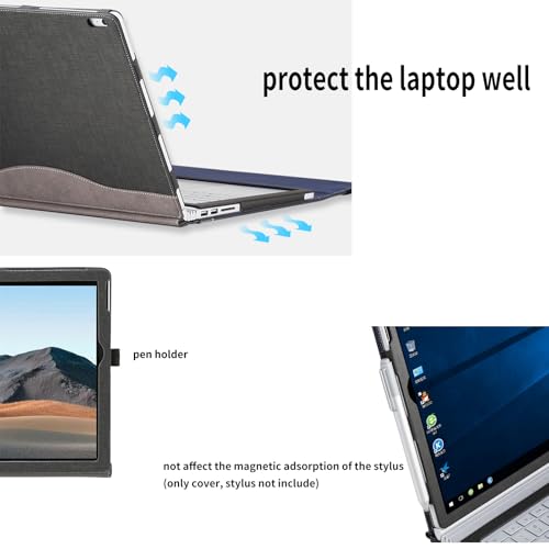 Funda para Microsoft Surface Book 13.5 pulgadas Gris miniatura 6