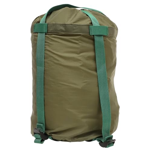POPETPOP Portable Compression Bag for Outdoor Gear Drawstring Stuff Sack for Sleeping Bags Quilts Lightweight Storage for Camping and Hiking Green