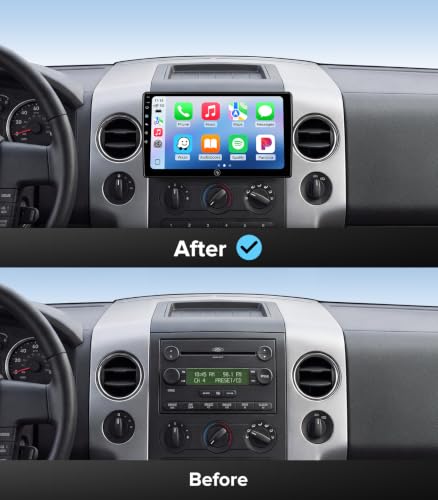 10" Wireless CarPlay Radio for Ford F150 04-08 F250/F350 08-16 Head Unit - image 2