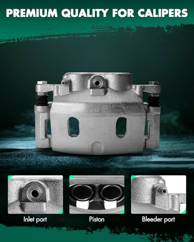 Image of SCITOO 18B4919A Disc Brake Caliper Assembly with Bracket Fit For Cadillac 2008-2019,For Chevrolet 2008-2019,For GMC 2008-2018