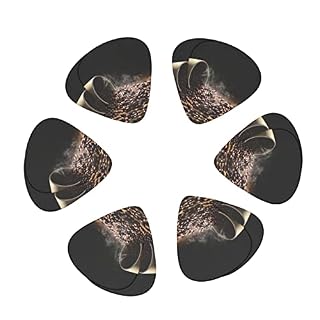 Ensemble de 12 médiators de guitare en grains de café pour guitare acoustique, guitare électrique, contrebasse, ukulélé - Les Beatles, Paul McCartney, John Lennon, RIngo Starr, George Harrison Ensemble de 12 médiators de guitare en grains de café pour guitare acoustique, guitare électrique, contrebasse, ukulélé – Image 2